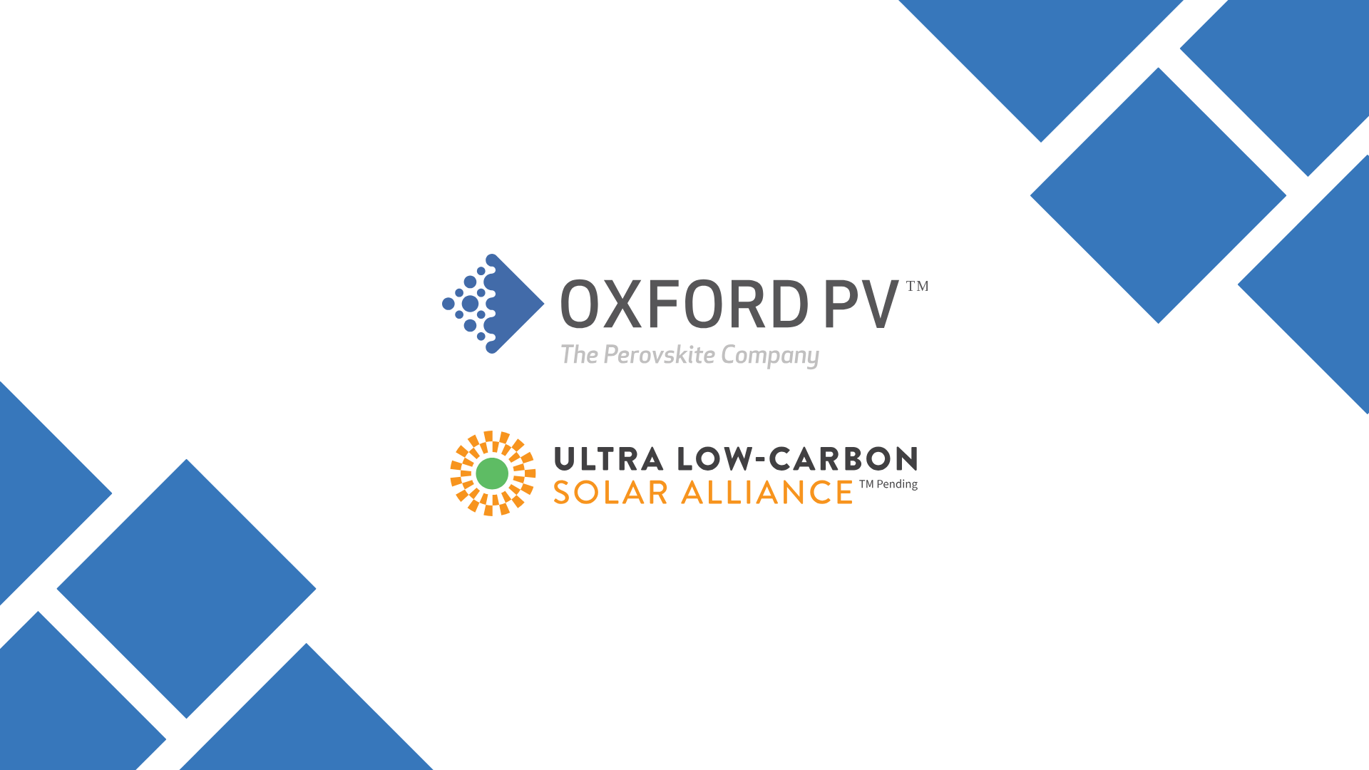 Oxford PV wird Mitglied der Ultra Low-Carbon Solar Alliance 